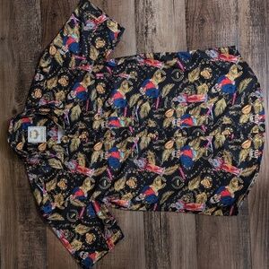 RSVLTS WWE Legends Ric Flair Nature Boy KUNUFLEX Short Sleeve Shirt Size Small